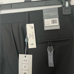 Madison Modern Fit Black Dress Pants